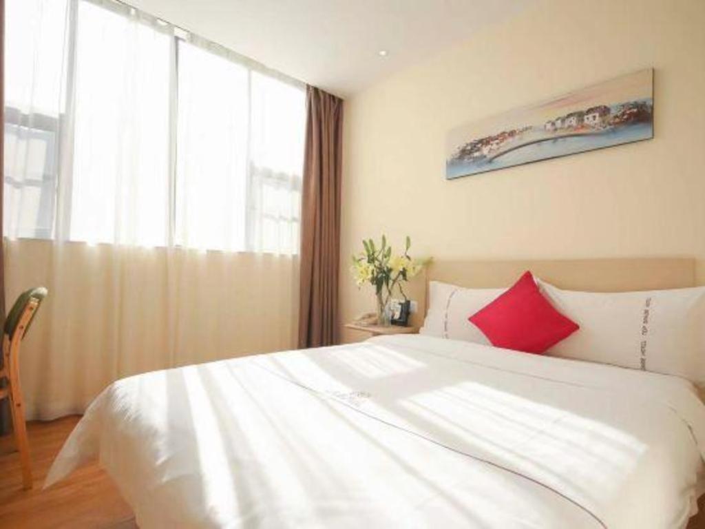 Shang Pin Hotel Shenzhen Futian Exhibition Branch Bagian luar foto